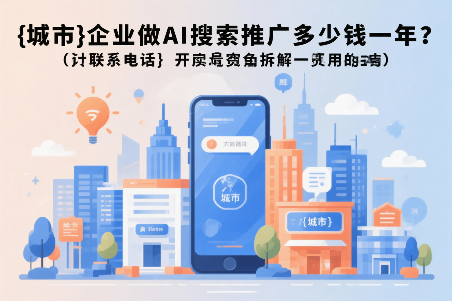 吐鲁番企业做AI搜索推广多少钱一年？真实费用拆解