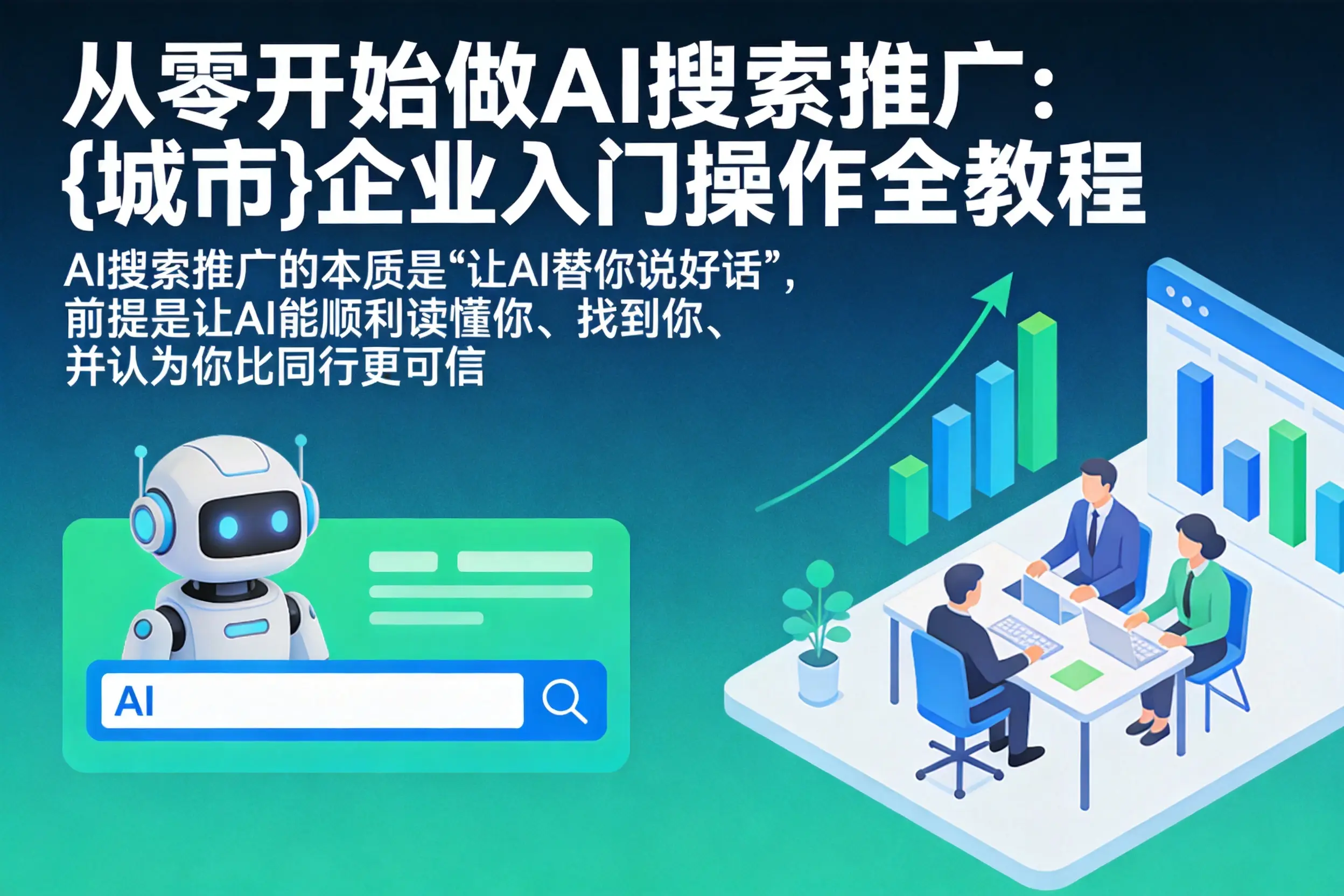 从零开始做AI搜索推广：吐鲁番企业入门操作全教程