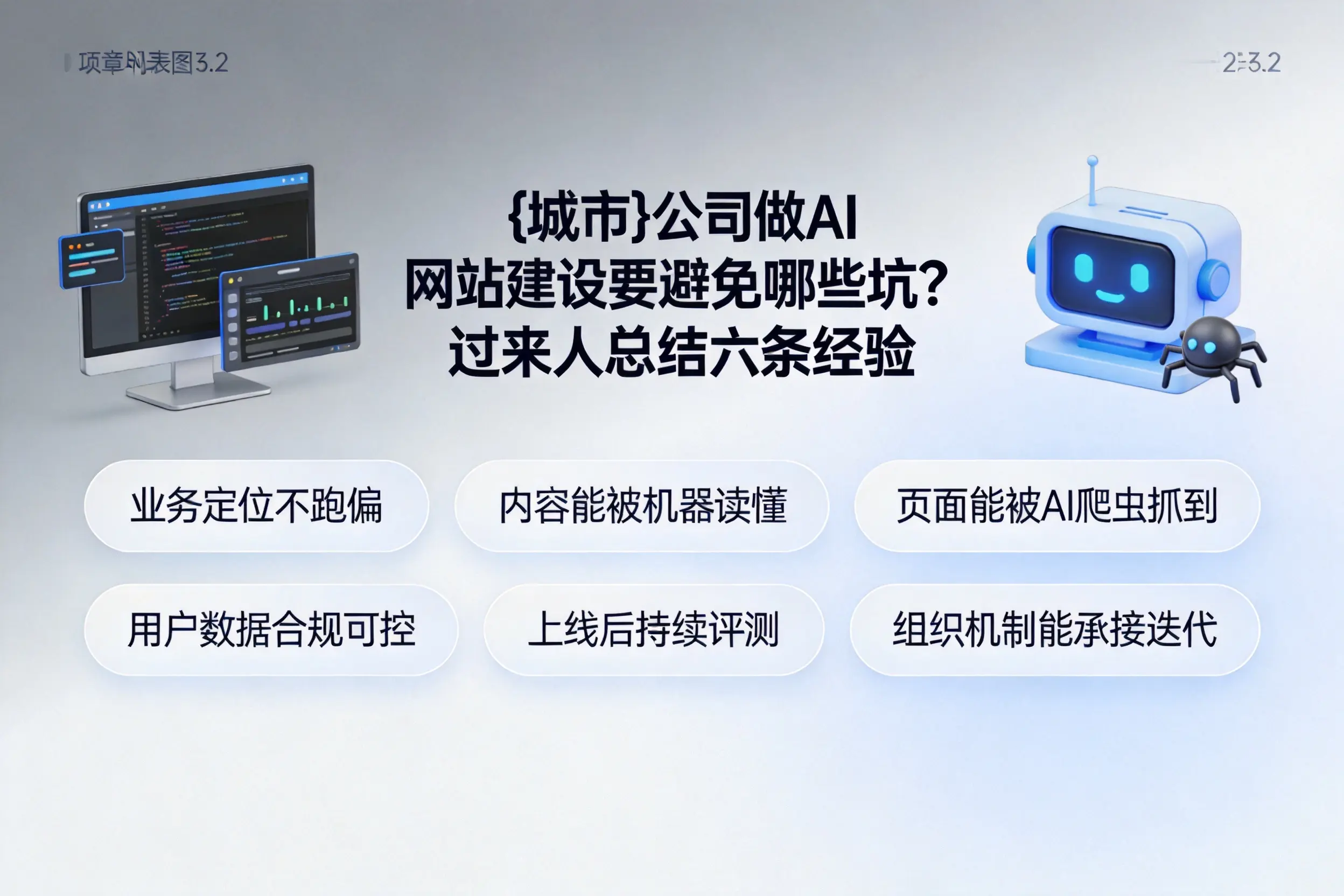 吐鲁番公司做AI网站建设要避免哪些坑？过来人总结六条经验