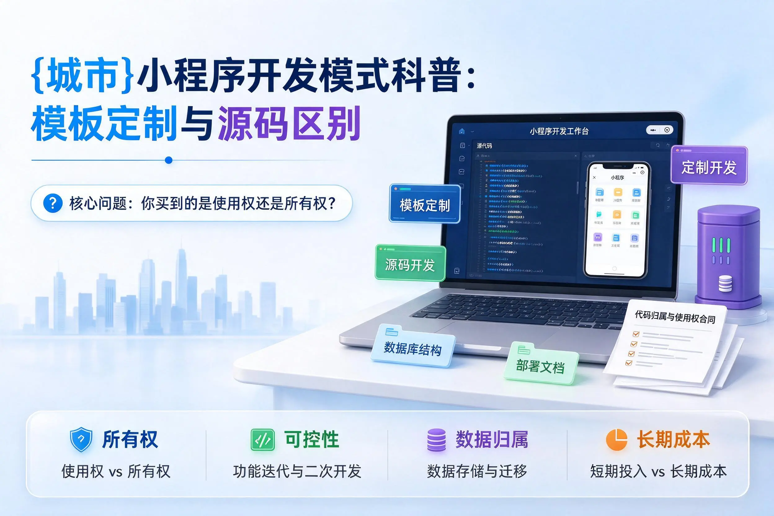 吐鲁番小程序开发模式科普：模板定制与源码区别