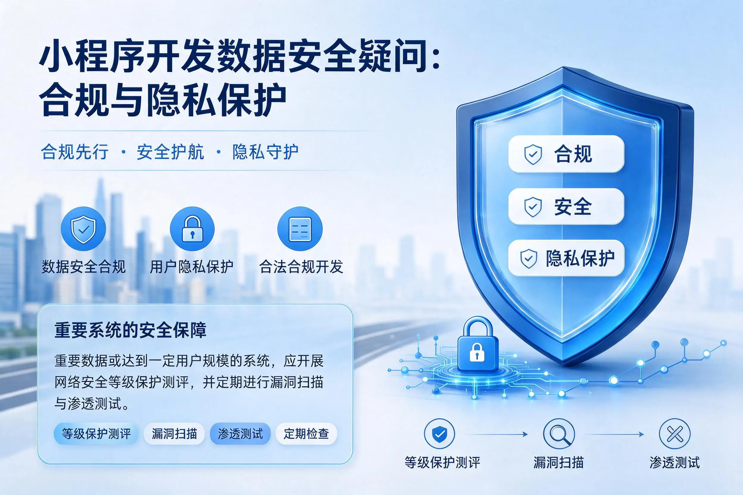 吐鲁番小程序开发数据安全疑问:合规与隐私保护