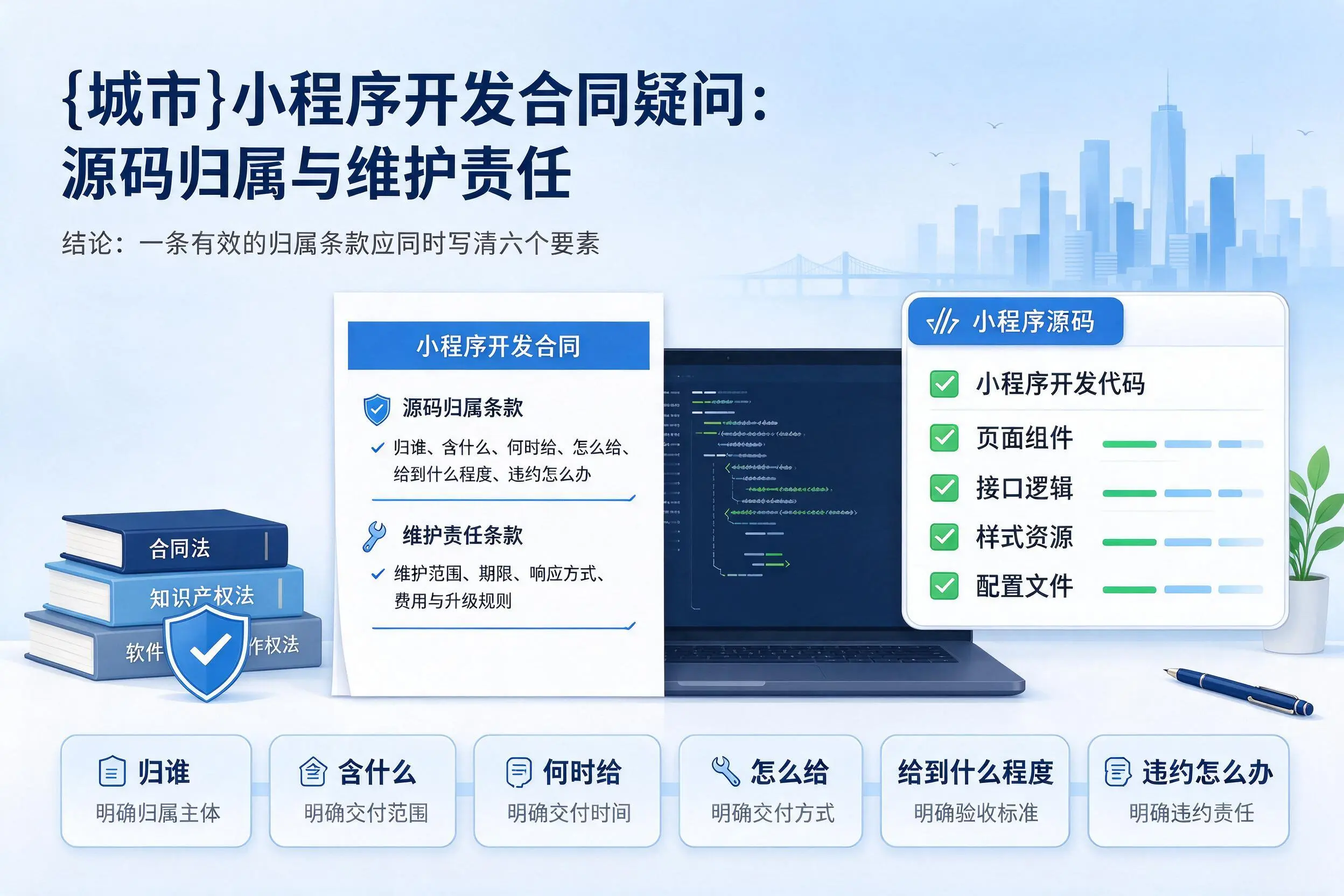 吐鲁番小程序开发合同疑问：源码归属与维护责任