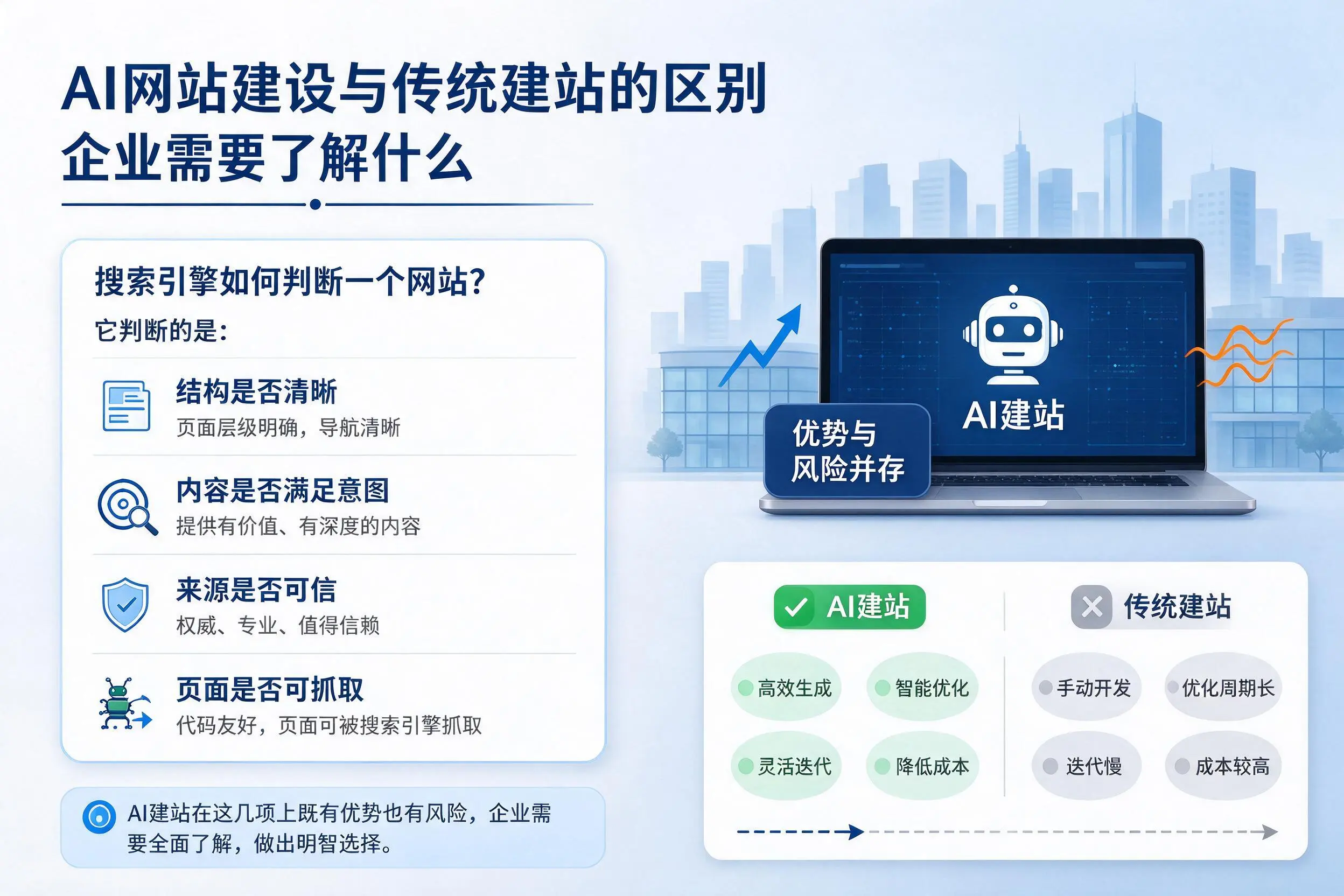AI网站建设与传统建站的区别,吐鲁番企业需要了解什么