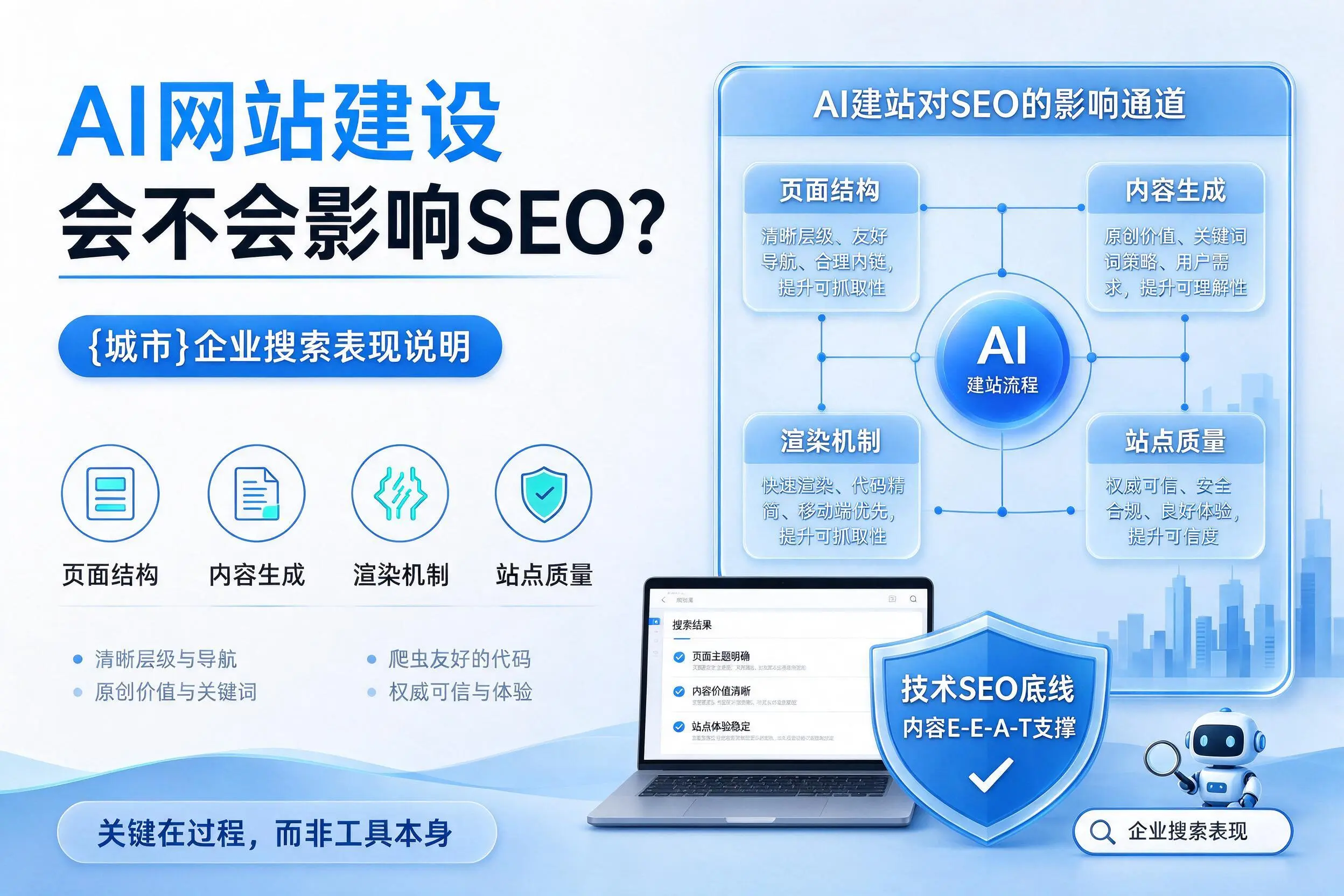 AI网站建设会不会影响SEO？吐鲁番企业搜索表现说明